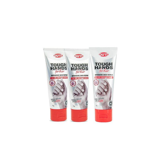 DU'IT Tough Hands for Her Rose 75g | 3-Pack Anti-Aging Hand Cream