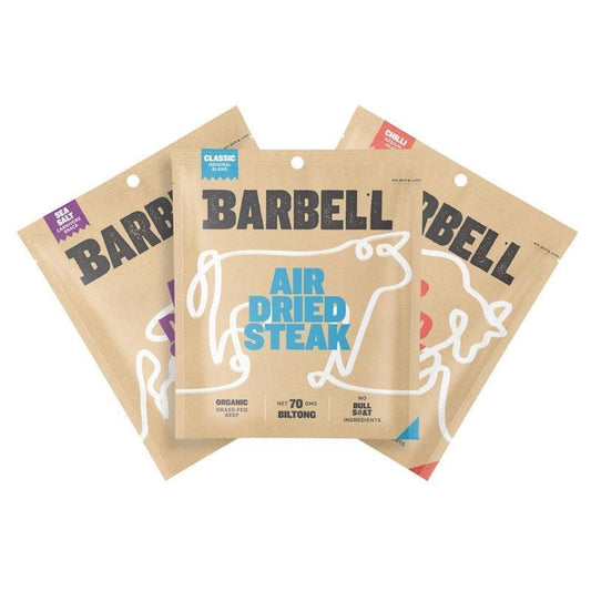 Barbell Foods Mixed Biltong 70g - 3 Pack of Flavor Sampling