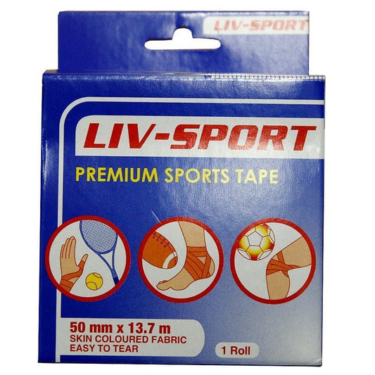 Livingstone Liv-Sport Premium Rigid Strapping Sports Tape - 50mm x 13.7m (1 Pack)-Auzzi Store