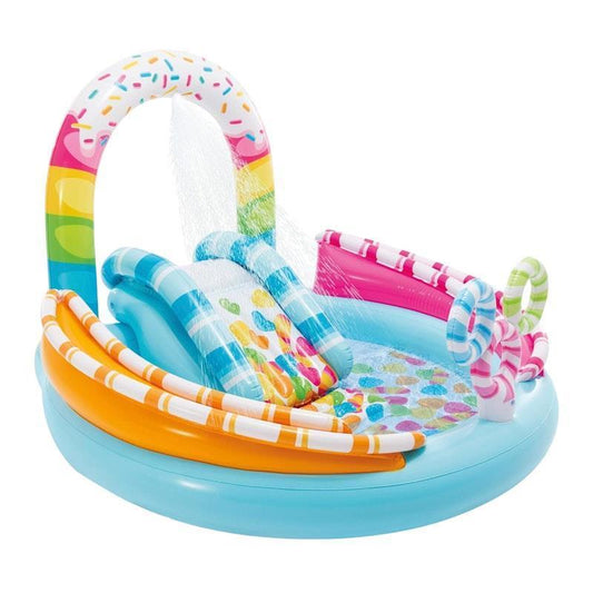 Intex Candy Fun Inflatable Play Centre w/ Slide - 1 Pack