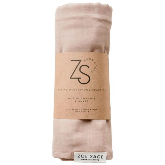 Zoe Sage Organic Muslin Swaddle Wrap - Sunset (1pc)