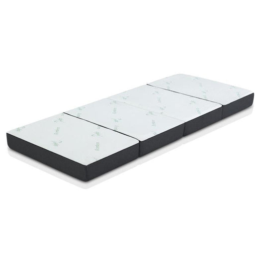 Giselle Bedding Bamboo Folding Mattress - 4-Fold Single 180cm
