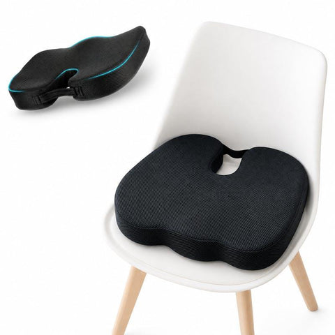 Clevinger Memory Foam Car Office Seat Cushion with Black Cover 1pc - Auzzistore
