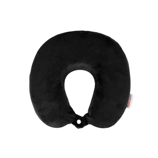 Flightmode Deluxe Memory Foam Travel Pillow - Black - Auzzistore