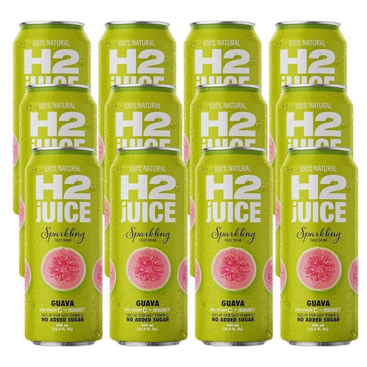 H2 Juice 500ml Sparkling Guava - 12 Pack of Natural Refreshment