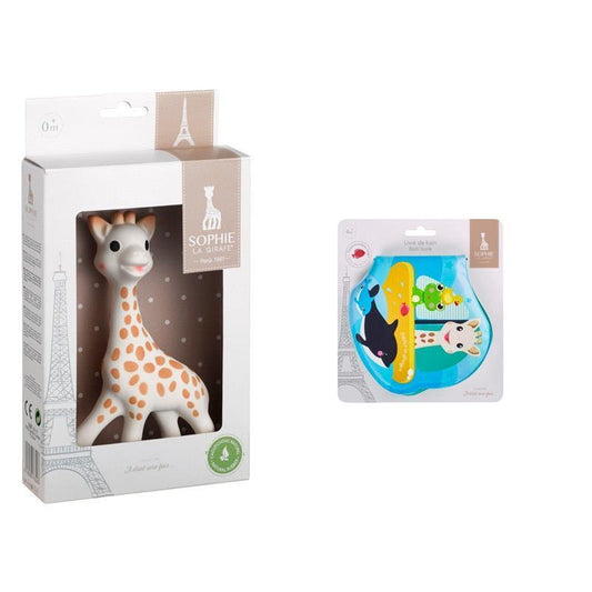Sophie la girafe and Bath Book Bundle Gift Set - Perfect for Babies