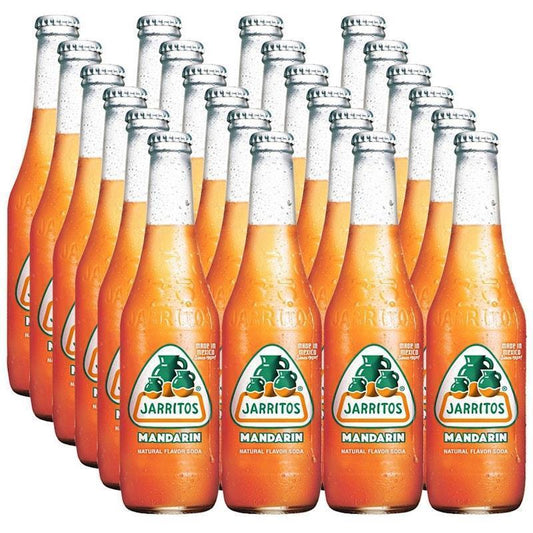 Jarritos 370mL Mandarin Soda - 24 Pack
