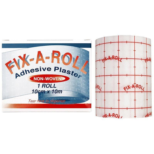 Fix-A-Roll 10cm x 10m Adhesive Dressing Tape - Strong & Versatile