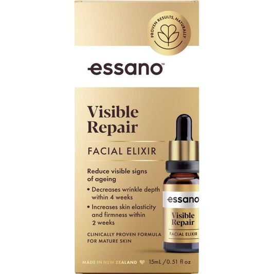 Essano Visible Repair Facial Elixir 20ml - Anti-Aging Powerhouse