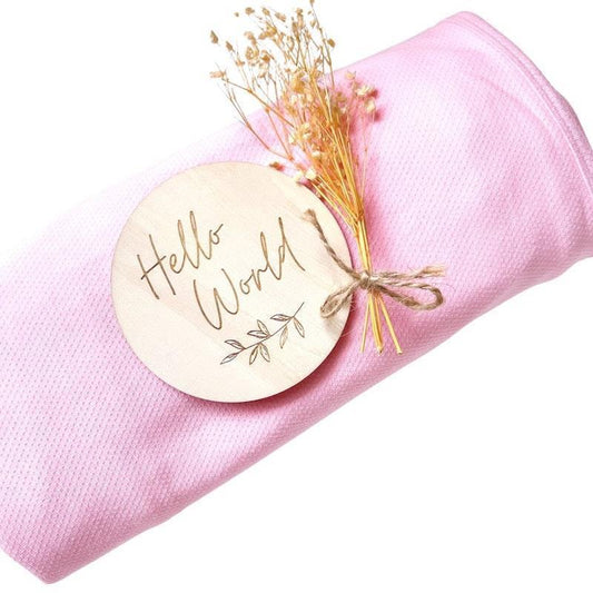 Baby Loves Sleep Koala Hugs Summer Newborn Swaddle Wrap - Candy Pink One Size