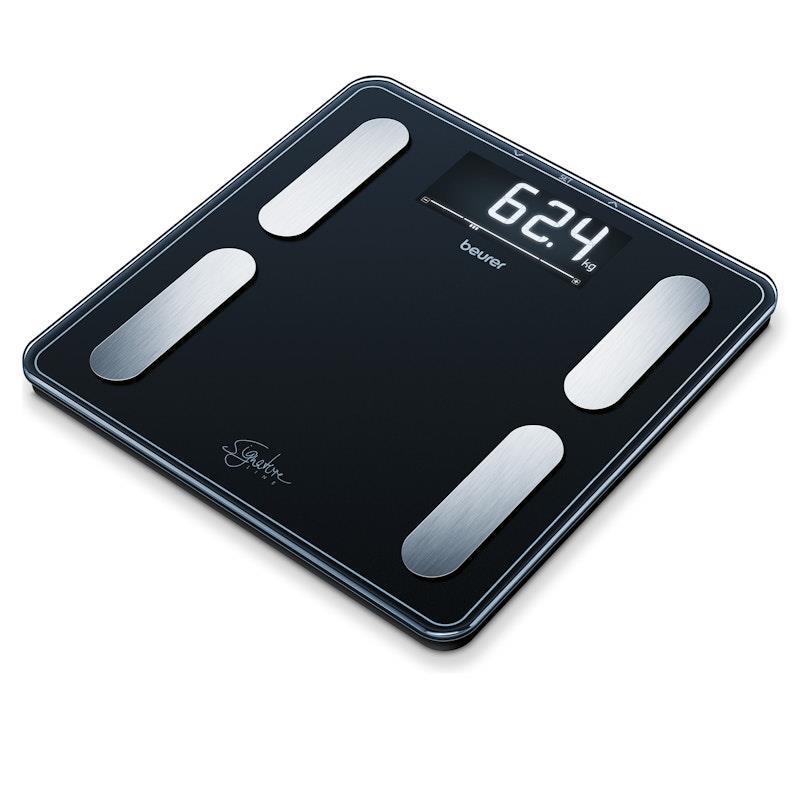 Beurer BF400B Digital Glass Body Fat Scale: Signature Line Black 1 Unit - Track Your Health