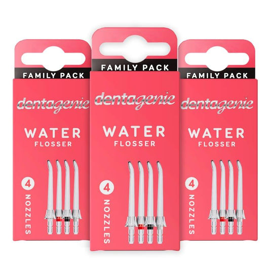 GO2 Dentagenie Water Flosser Replacement Nozzle Family Pack - 3 Multipacks - Auzzistore
