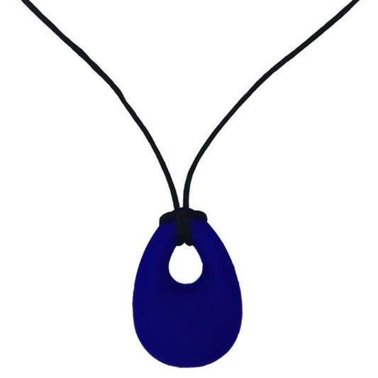 Sensory Safari Tear Drop Necklace - Navy - Auzzistore