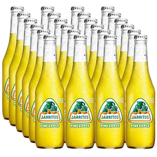 Jarritos 370mL Pineapple Soda - 24 Pack