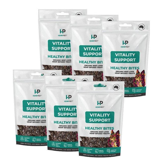Hemp Pet Vitality Support Treats for Dogs - 6 Pack
