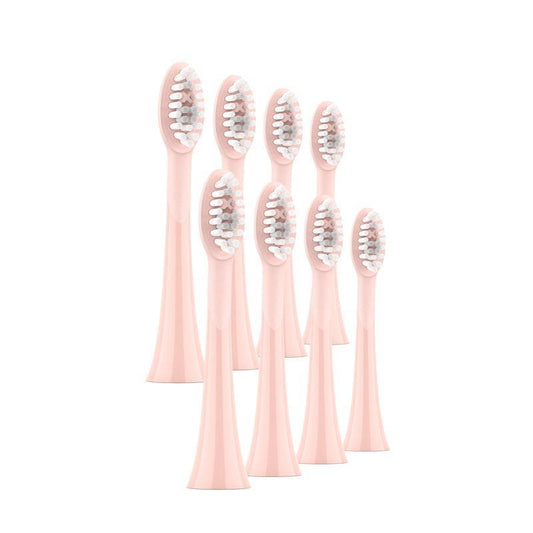 ORDO Sonic Brush Head Rose Gold | Petal - 8 Pack Bundle