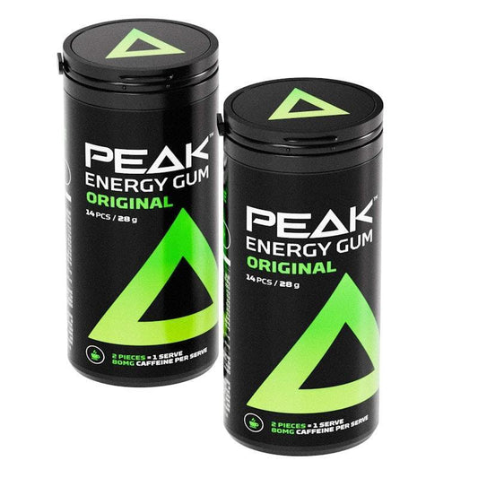 Peak Energy Gum Original - 2 Pack for Instant Energy Boost-Auzzi Store