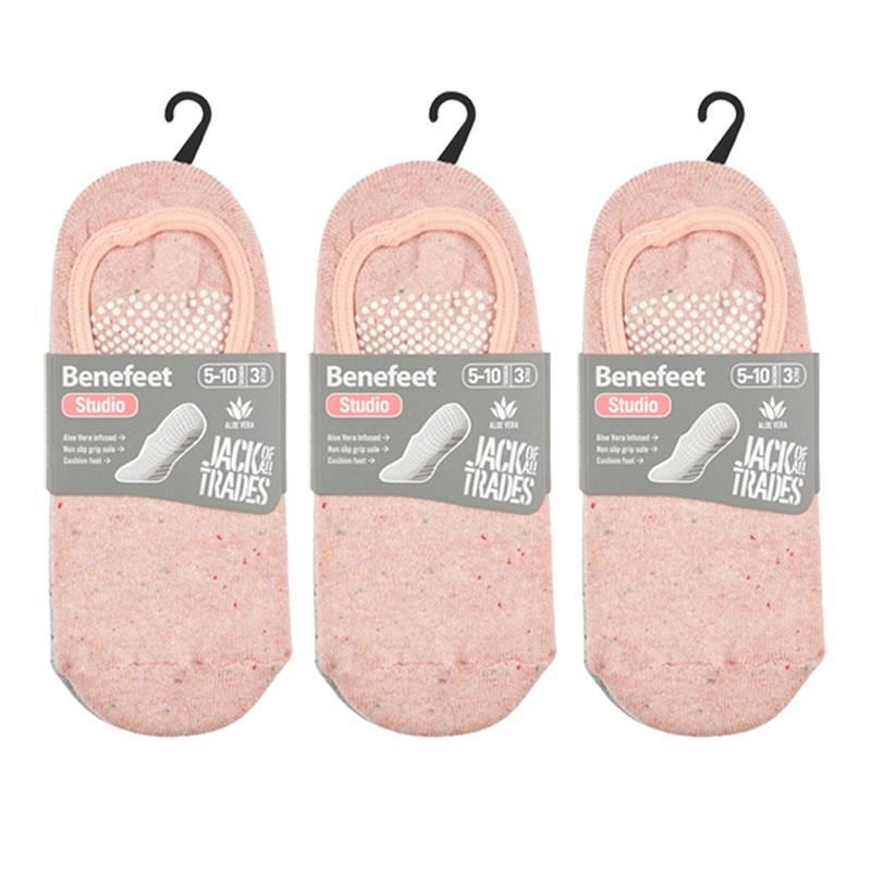 Benefeet 9 Pairs of Women's Studio Socks with Terry Lining & Non-Slip - Nep Yarn Size 5-10-Auzzi Store