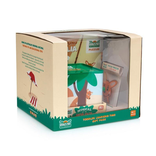 Mizzie The Kangaroo Toddler Learning Time Gift Set - Fun Educational Toys - Auzzistore