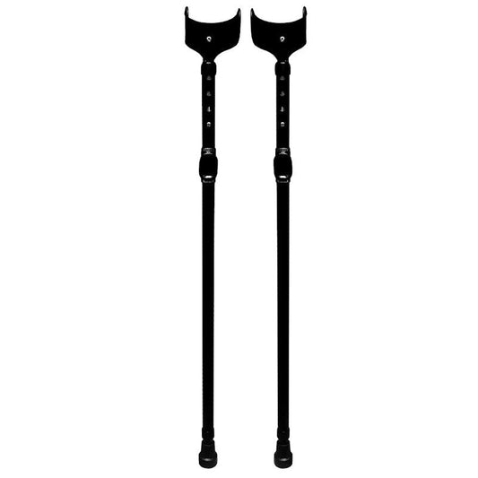 Livingstone Adjustable Aluminium Elbow Crutches - 66-96cm - 1 Pair