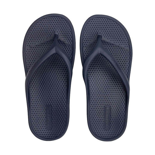 Archline Orthotic Foam Thongs - Arch Support Flip Flops - Navy - Euro Size 37-Auzzi Store