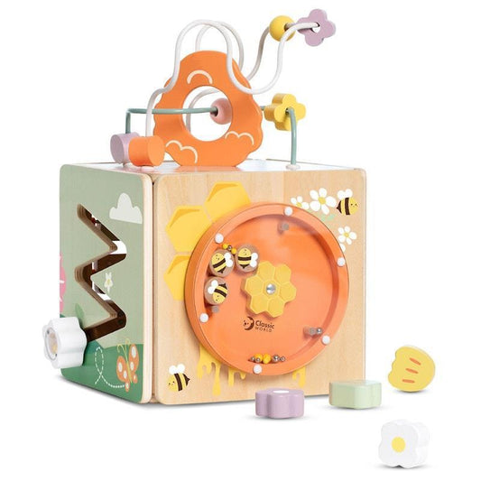 Classic World Honeybee Activity Cube - Fun Learning for Kids