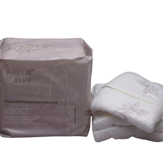 Bubba Bump Disposable Postpartum Underwear - Medium (8 Pairs)