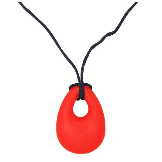 Sensory Safari Tear Drop Necklace - Red