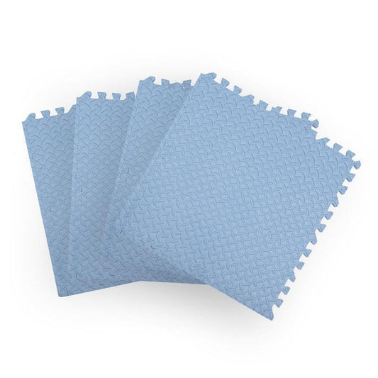 BoPeep EVA Foam Kids Play Mat - Blue 4 Pack