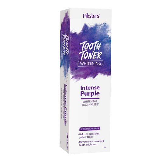 Piksters Tooth Toner Whitening Toothpaste Intense Purple - 96g