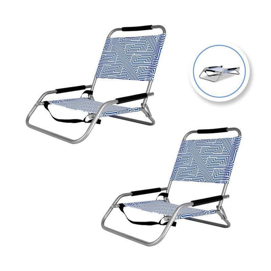 Lazy Dayz Foldable Beach Chair - Makena 2-Piece Set