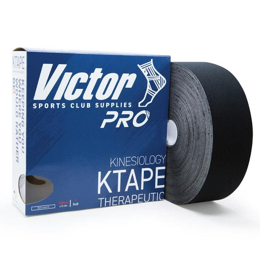 Victor Pro K-Tape 50mm x 31.5m - Black