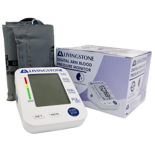 Livingstone Digital Blood Pressure Monitor with Talking Feature - 1 Set