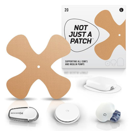 Not Just a Patch CGM Patches for Libre, Dexcom, and Medtronic - X-Patch 20 Pack