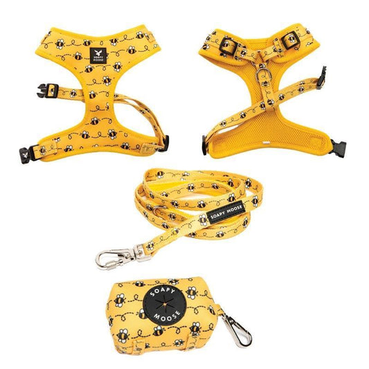 Soapy Moose Large Dog Accessory Pack - Adjustable Neoprene Harness