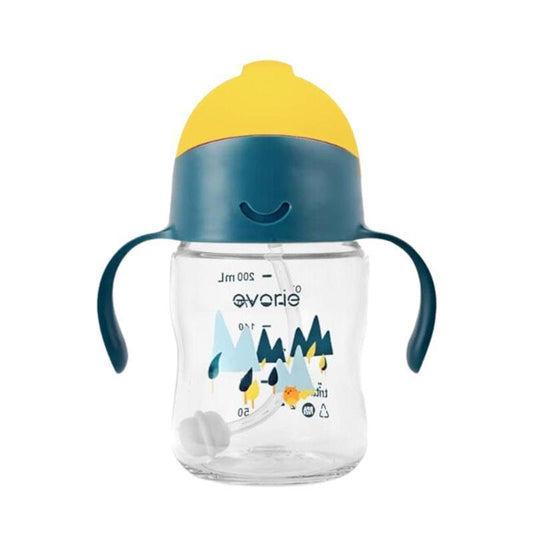 Evorie Tritan Baby 360 Straw Water Bottle Sippy Cup 200mL - Bumble Bee-Auzzi Store