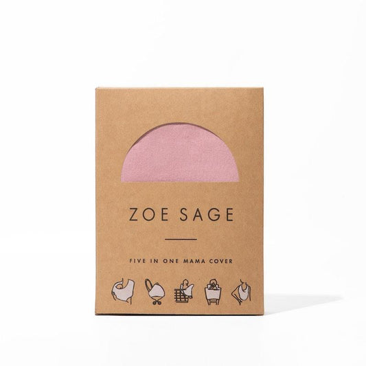 Zoe Sage 5-in-1 Multi-Use Mama Cover - Dusty Rose 1pc
