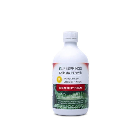 LifeSPRINGS Colloidal Plant Derived Minerals 500ml - Natural Mineral Booster