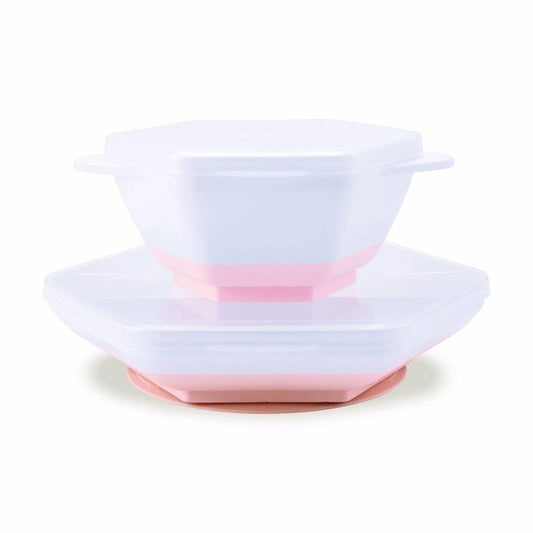 Tiny Twinkle 'Grow with Me' Feeding Set - Rose (5 Pieces)