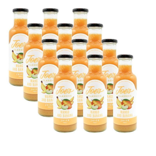 Joe's Classics 350mL Mango and Banana Juice 12-Pack - Tropical Delight