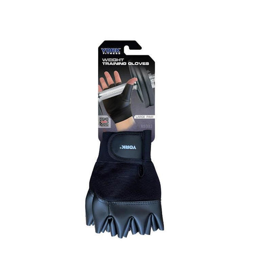York Weight Training Gloves - L (1 Pack) for Optimal Performance