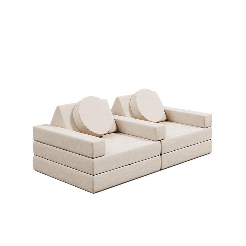 Loungey Mini 11 Piece Play Couch - Ivory-Auzzi Store