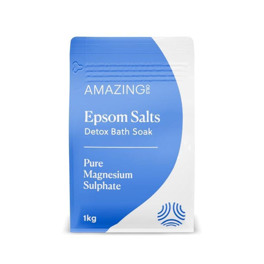 Amazing Oils Epsom Salt Detox Bath Flakes 1kg - Pure Magnesium Soak-Auzzi Store