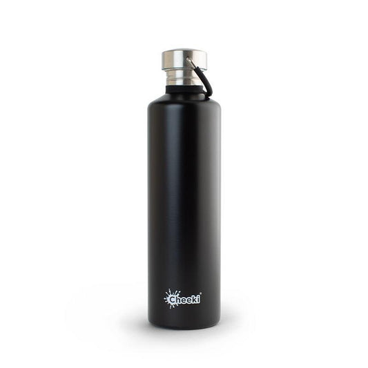 Cheeki 1 Litre Insulated Classic Bottle - Black-Auzzi Store