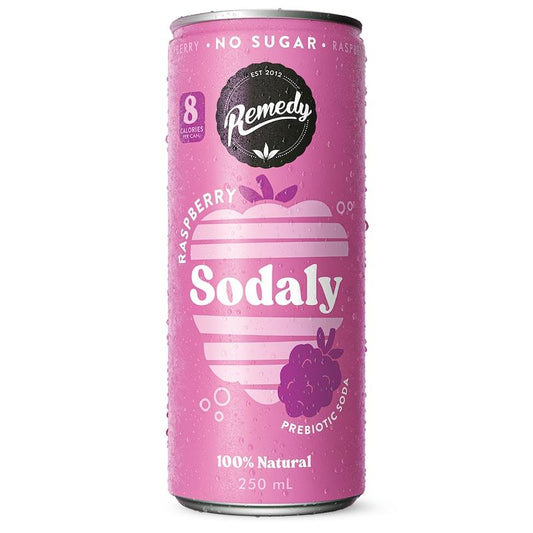 Remedy Sodaly Raspberry - 24 x 250ml Pack