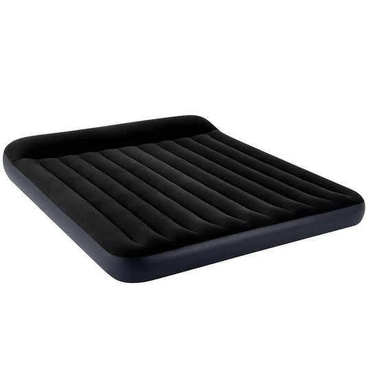 Intex Dura-Beam Classic Inflatable Airbed Mattress w/ Pillow Rest Black King - Comfort On-the-Go-Auzzi Store