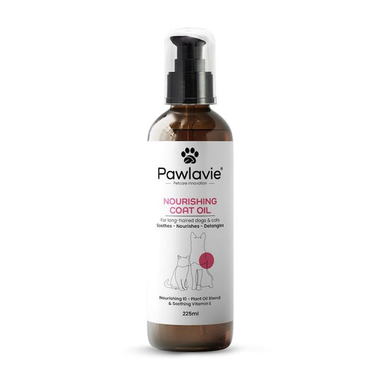 Pawlavie Nourishing Coat Oil - 225ml for Long-Haired Pets