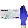 Lincon Nitrile Examination Gloves - ASTM Powder Free - Small - 200 Pieces/Box