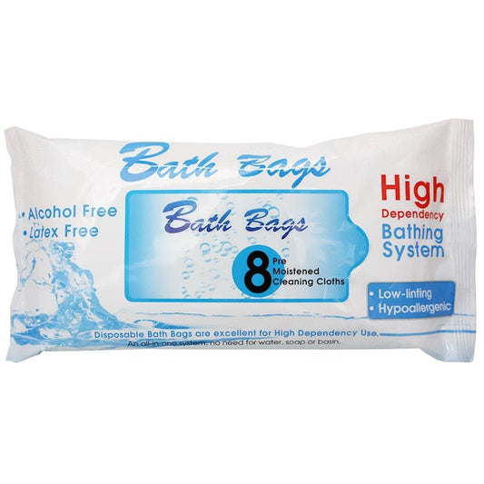 Livingstone Disposable Bath Wipes, 8 Wipes per Box, 50 Pack