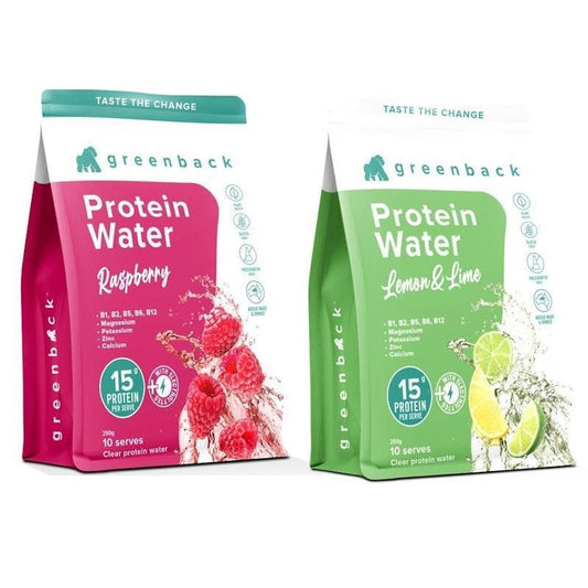Greenback Protein Water Raspberry & Lemon Lime 250g - 2 Pack-Auzzi Store